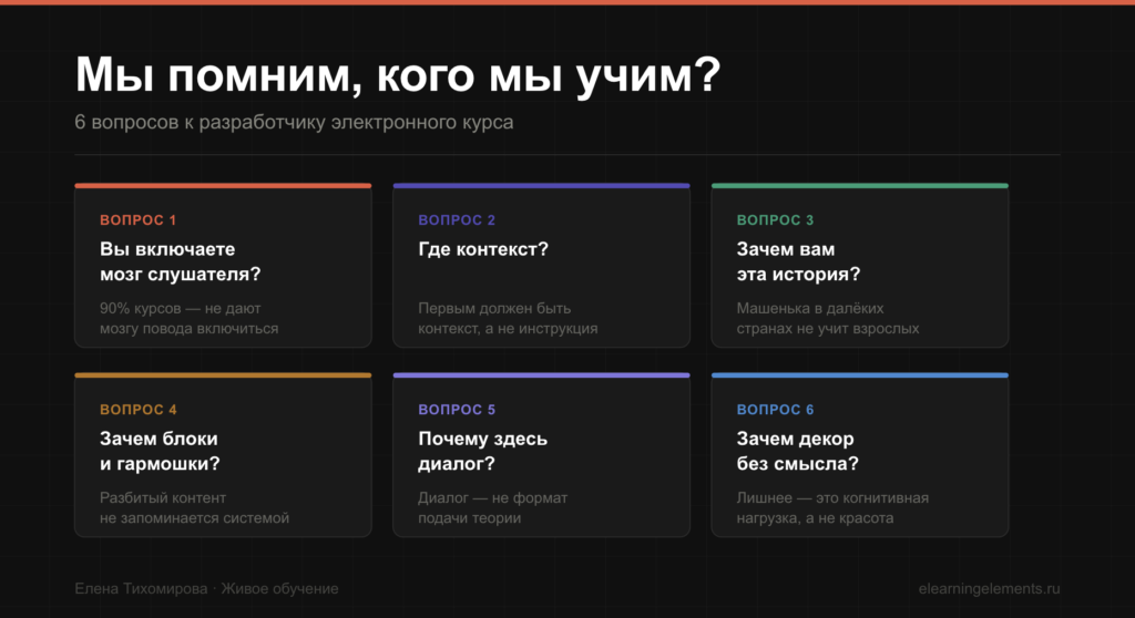 Мы помним, кого мы учим?